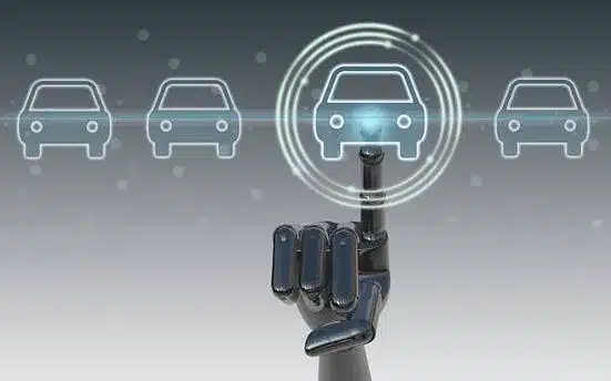 AI supercharge dealership robots hand in automotive